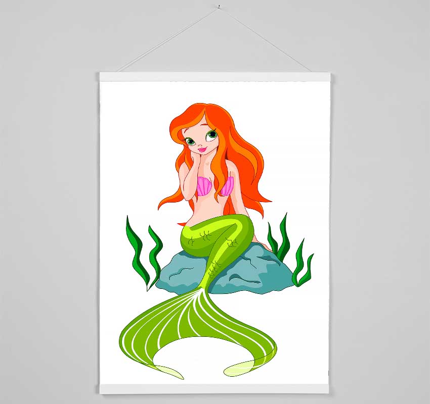 Mermaid Beauty Hanging Poster - Wallart-Direct UK