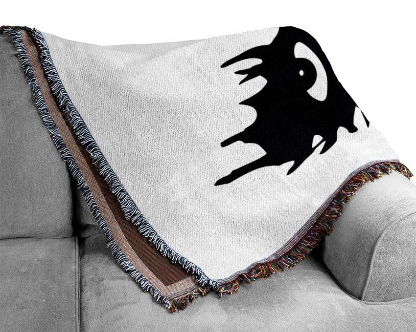 Joker Face Woven Blanket