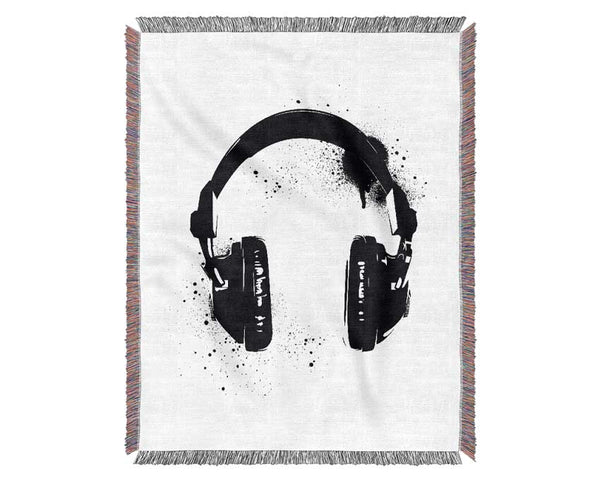 Headphone Funk Woven Blanket