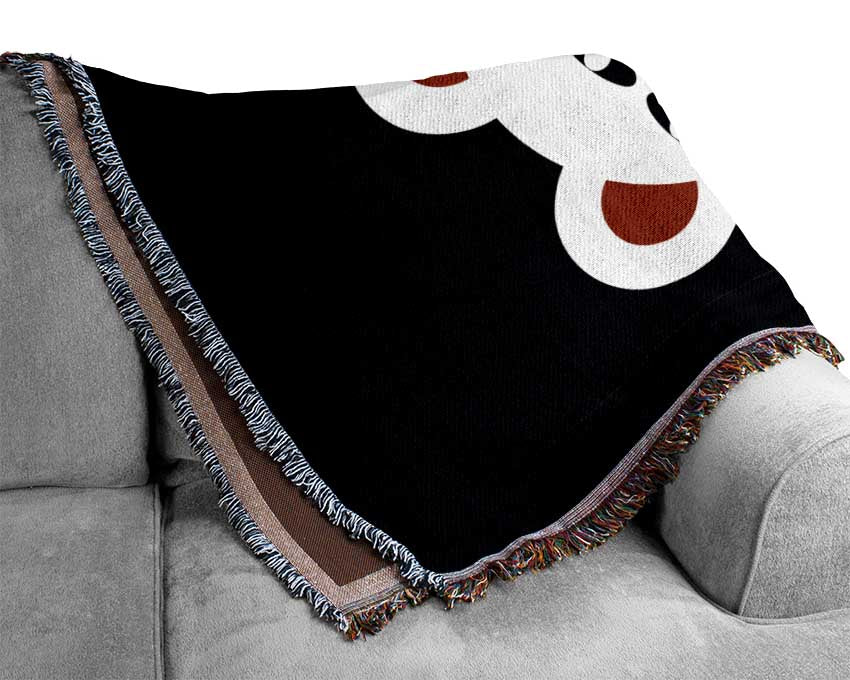 Angry Monster Mouth Woven Blanket