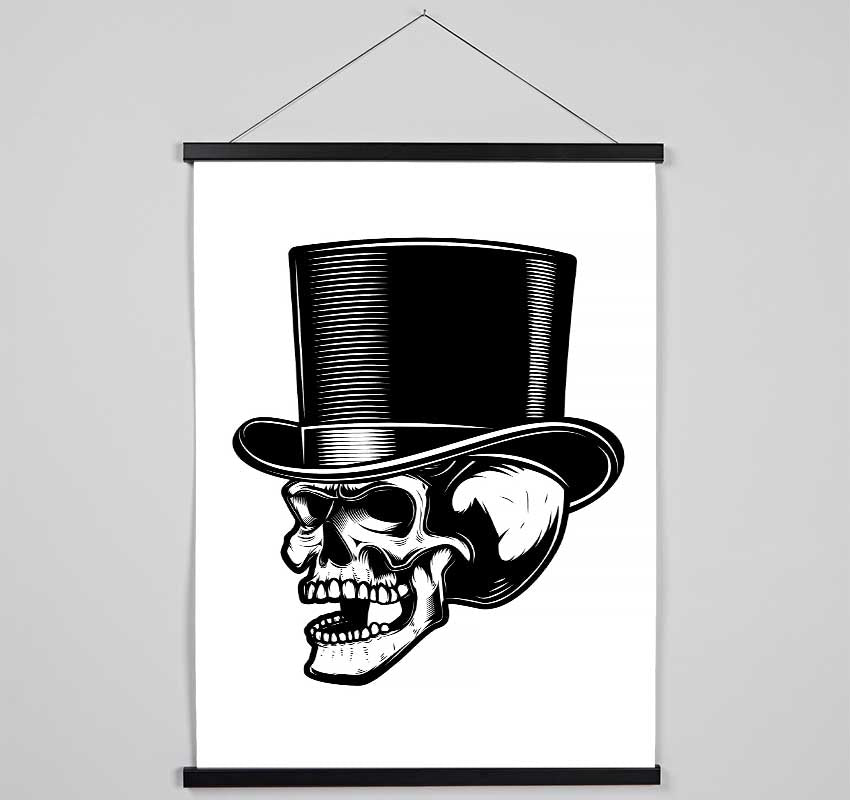 Top Hat Skull Hanging Poster - Wallart-Direct UK