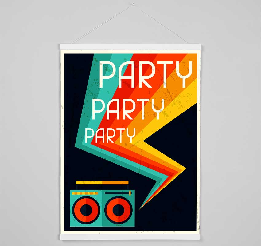 Party Party Party 1 Hanging Poster - Wallart-Direct UK