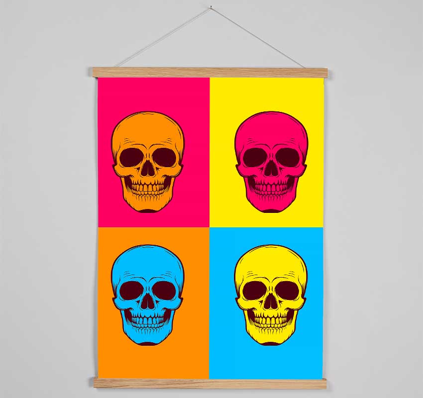 Funky Skulls Hanging Poster - Wallart-Direct UK