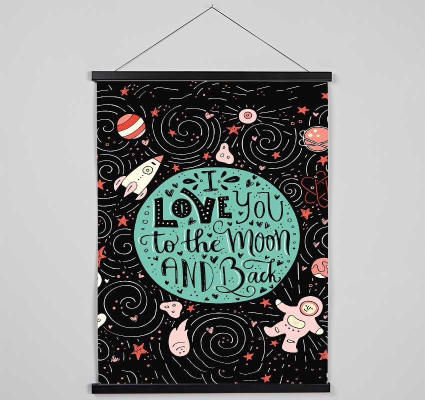 Love You Space Hanging Poster - Wallart-Direct UK