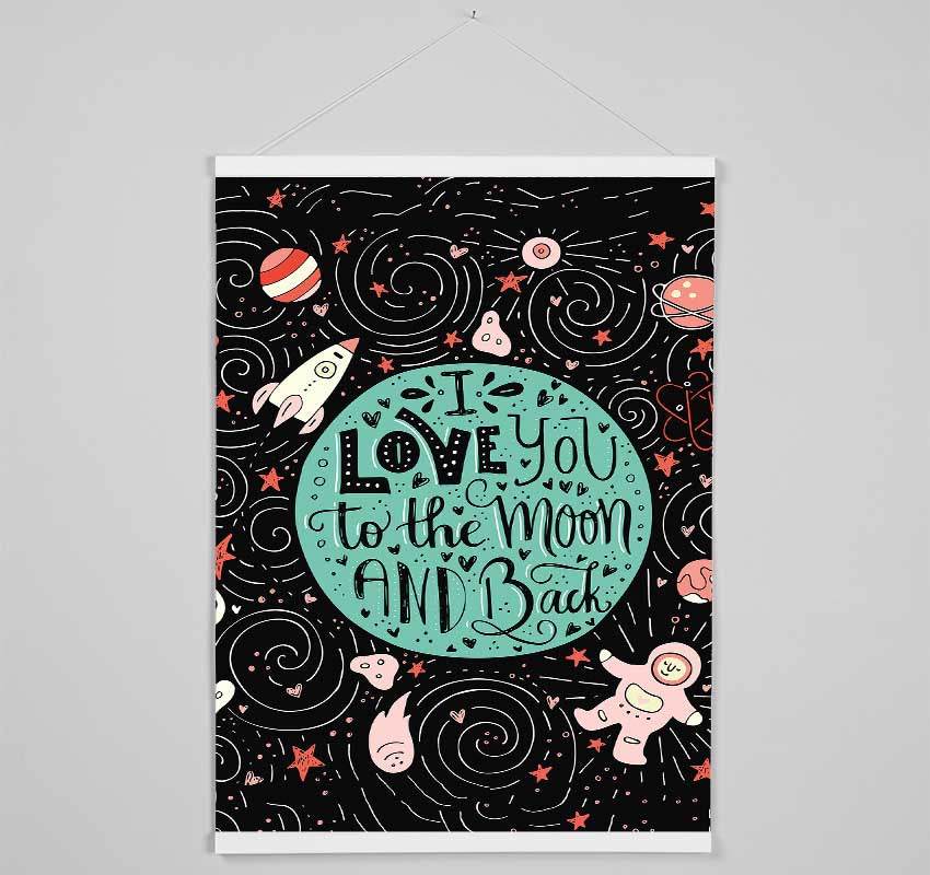 Love You Space Hanging Poster - Wallart-Direct UK