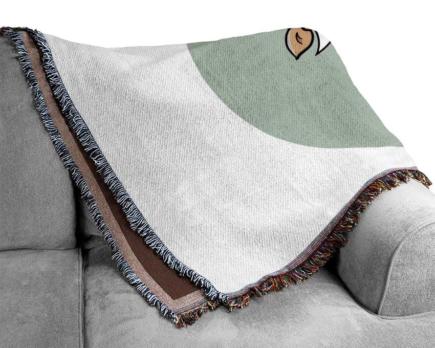 Football Bull Fun Woven Blanket