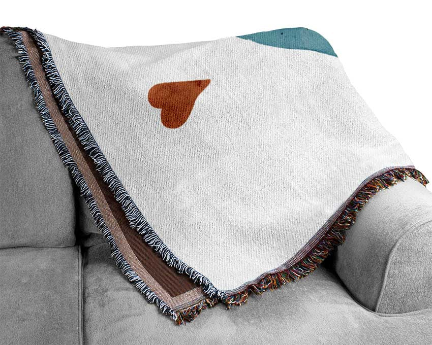 Bird Of Love Woven Blanket