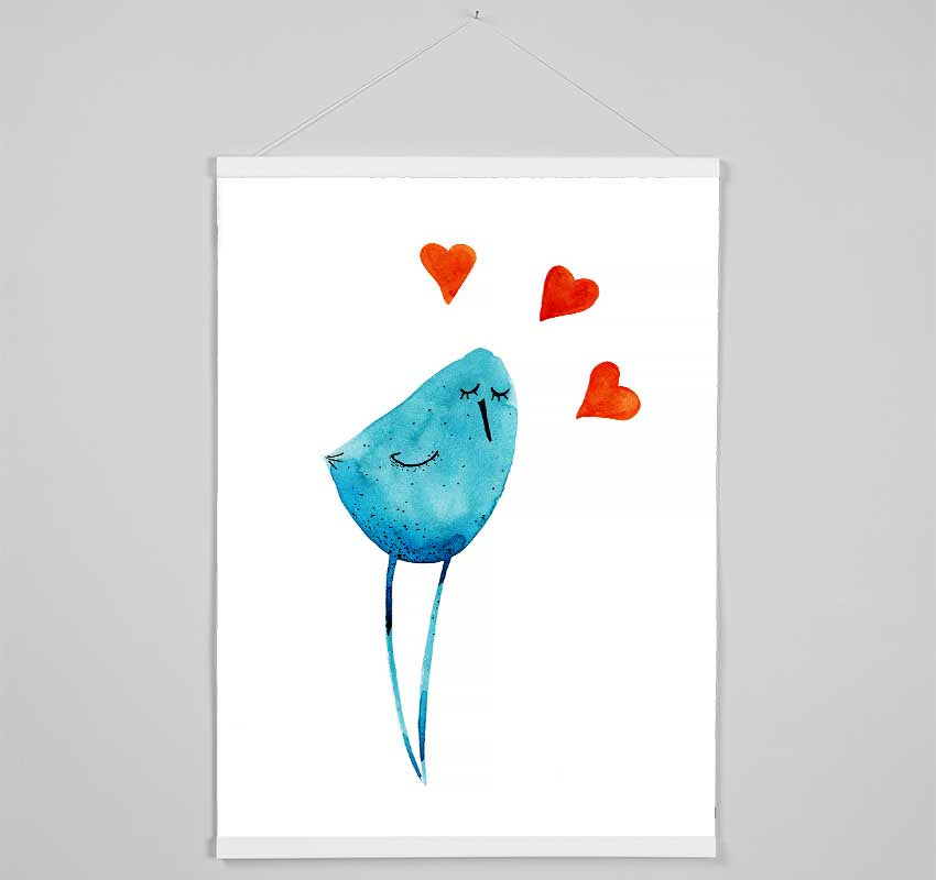 Bird Of Love Hanging Poster - Wallart-Direct UK