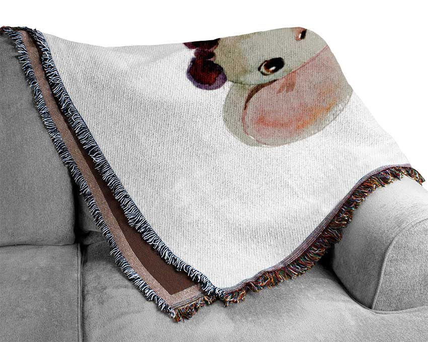 Ballerina Mouse 2 Woven Blanket