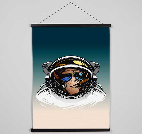 Astronaut Monkey Hanging Poster - Wallart-Direct UK