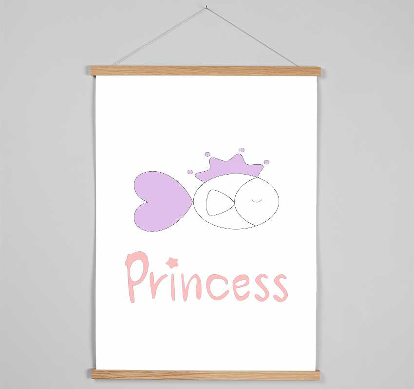 Princess Fish Hanging Poster - Wallart-Direct UK