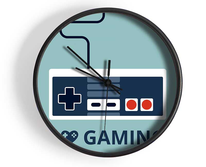 I Love Gaming Clock - Wallart-Direct UK