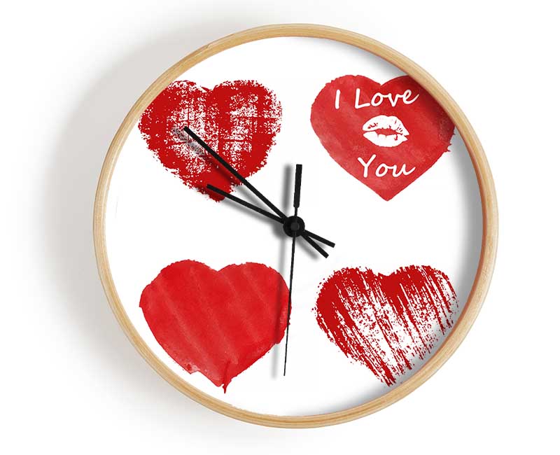 I Love You 1 Clock - Wallart-Direct UK