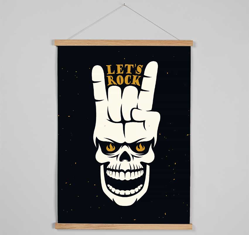 Lets Rock Hanging Poster - Wallart-Direct UK