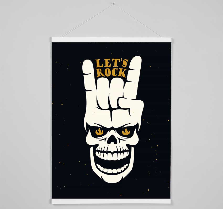 Lets Rock Hanging Poster - Wallart-Direct UK