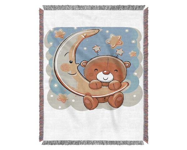 Bear In The Stars Woven Blanket