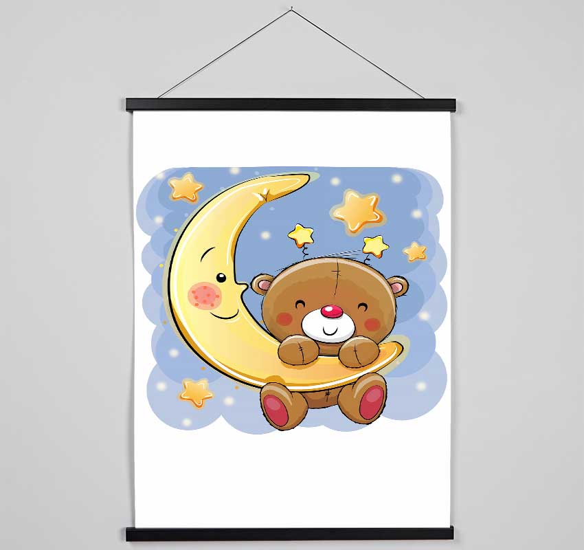 Bear In The Stars Hanging Poster - Wallart-Direct UK