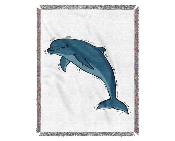 Dolphin Love Woven Blanket