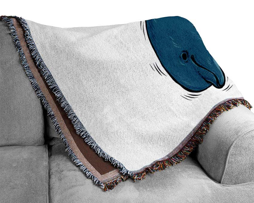 Dolphin Love Woven Blanket