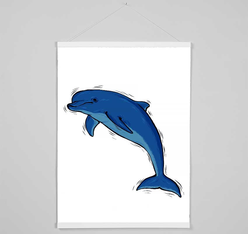 Dolphin Love Hanging Poster - Wallart-Direct UK