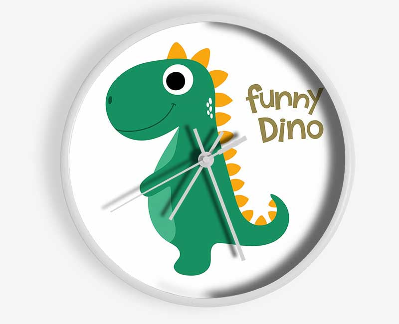 Funny Dino Clock - Wallart-Direct UK