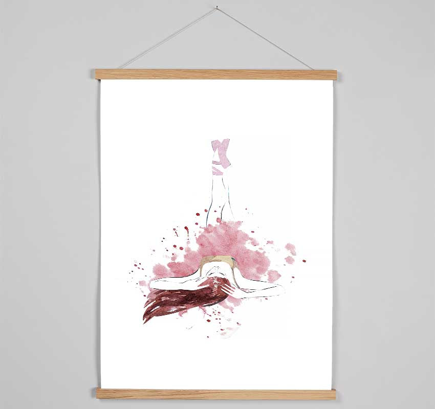 Ballerina Love Hanging Poster - Wallart-Direct UK