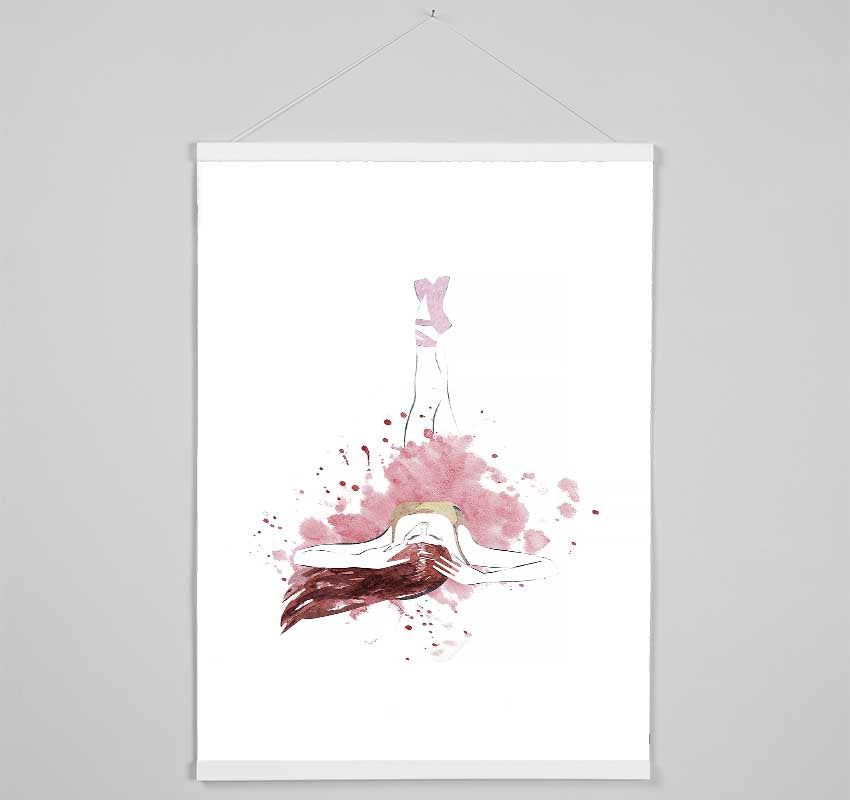 Ballerina Love Hanging Poster - Wallart-Direct UK