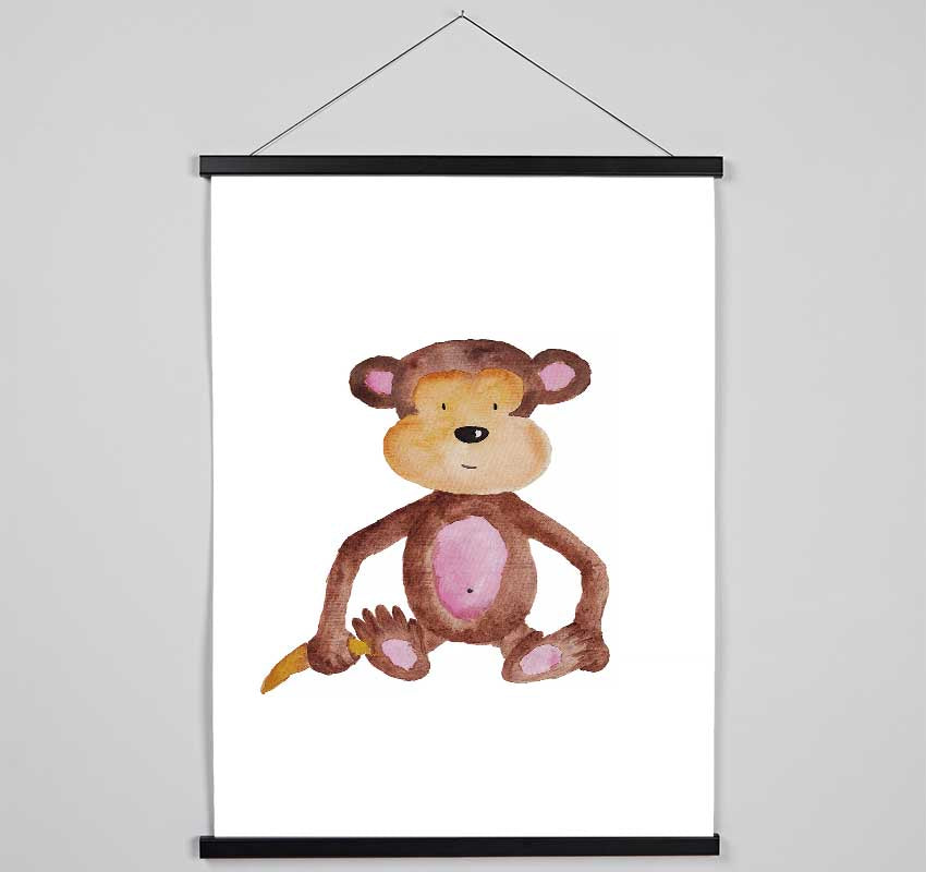 Cheeky Monkey Love Hanging Poster - Wallart-Direct UK