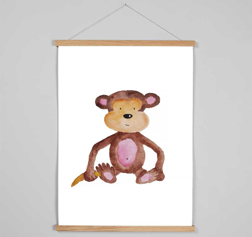 Cheeky Monkey Love Hanging Poster - Wallart-Direct UK