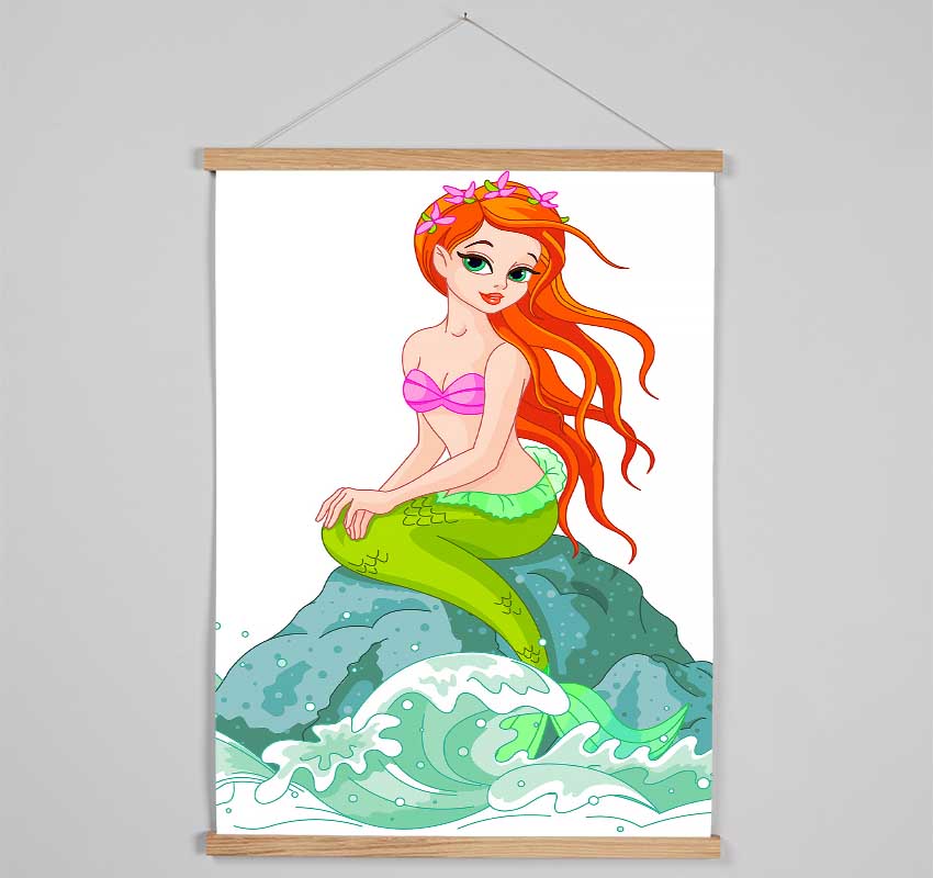 Mermaid Splash Hanging Poster - Wallart-Direct UK