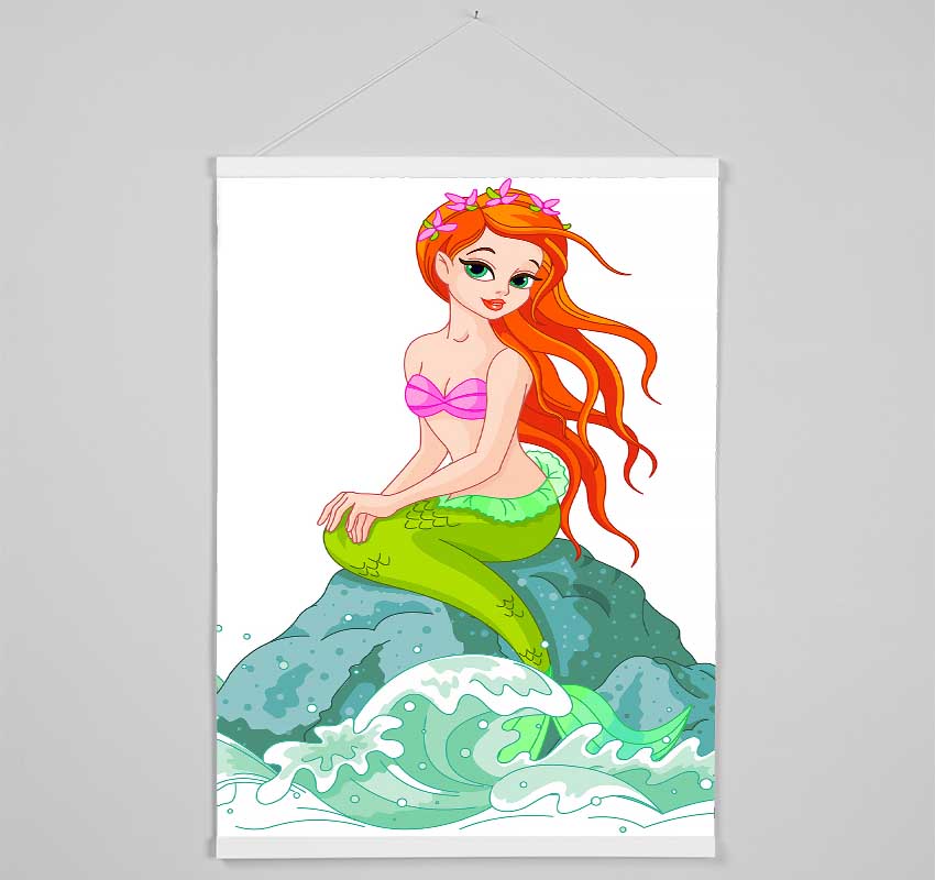 Mermaid Splash Hanging Poster - Wallart-Direct UK