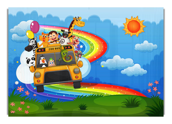 Rainbow Zoo Bus