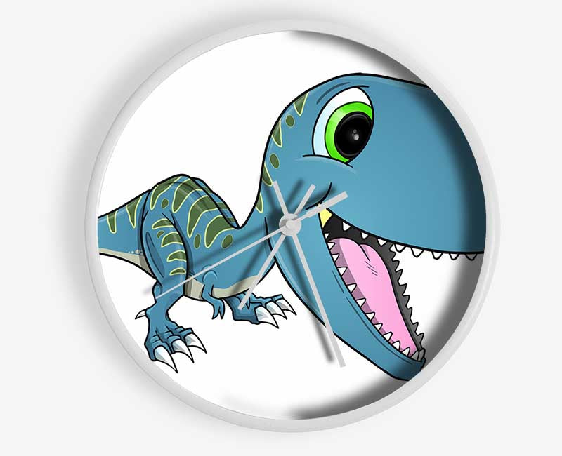 Happy Dinosaur Clock - Wallart-Direct UK