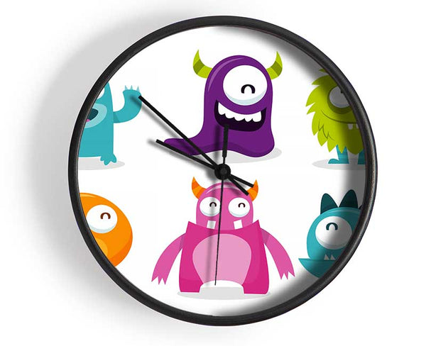 Monster Fun 1 Clock - Wallart-Direct UK