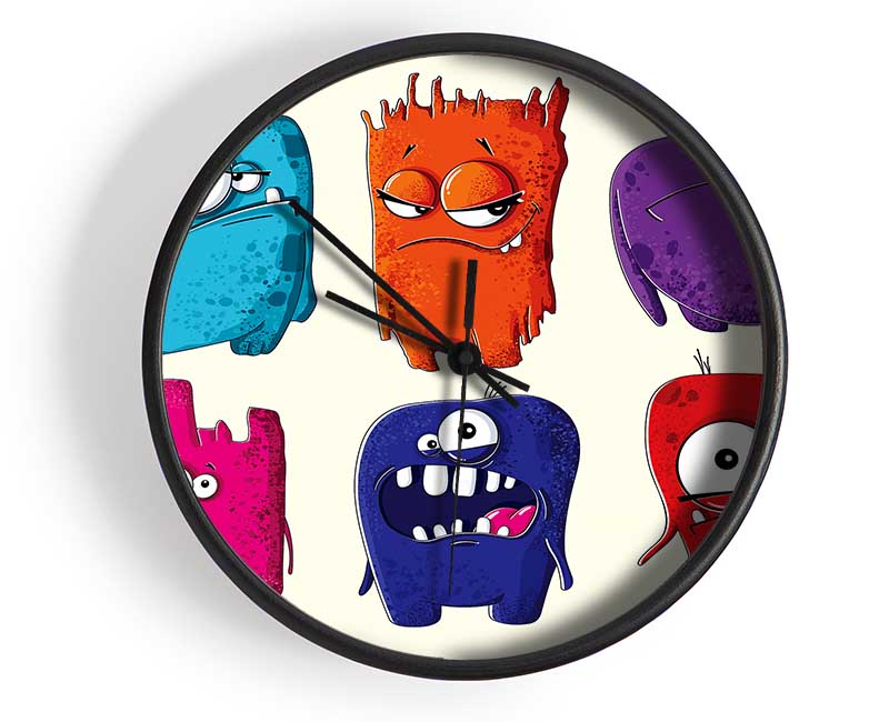 Monster Fun 2 Clock - Wallart-Direct UK