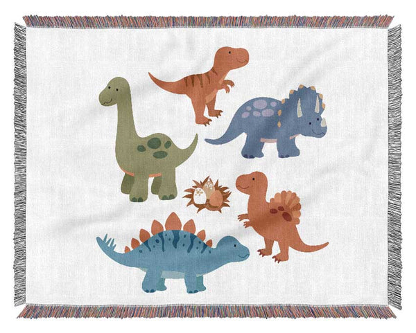 Dinosaur Tribe 2 Woven Blanket