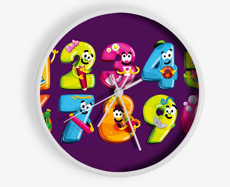 Happy Counting Clock - Wallart-Direct UK