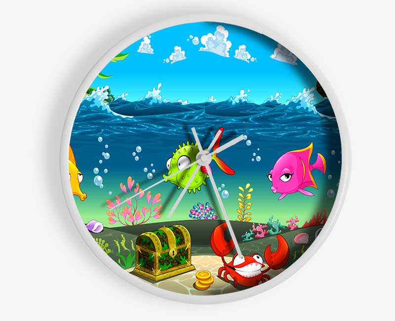 Under The Sea 1 Clock - Wallart-Direct UK