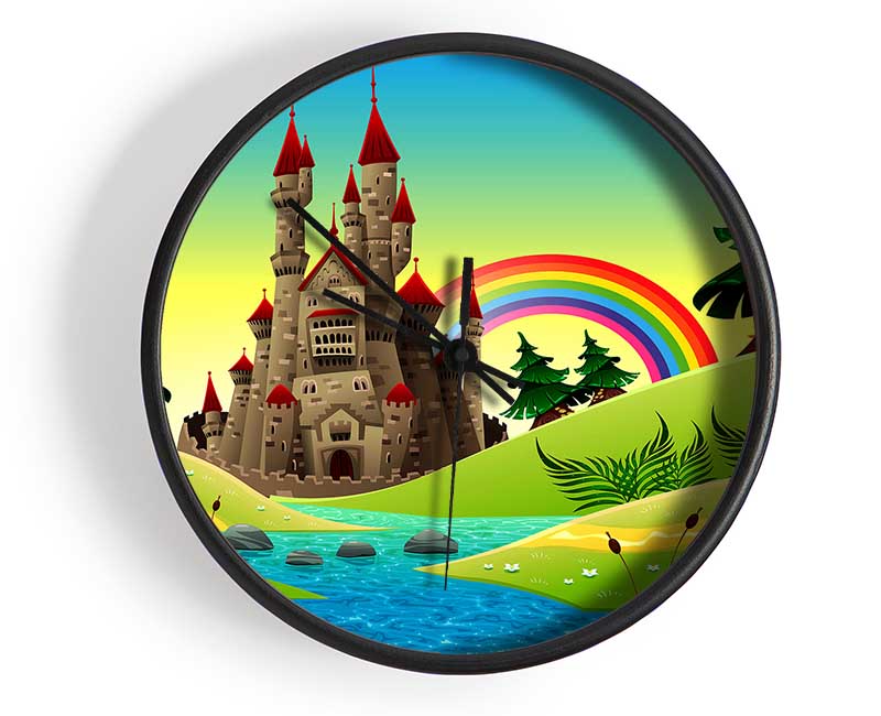 Magical Castle Far Far Away Clock - Wallart-Direct UK