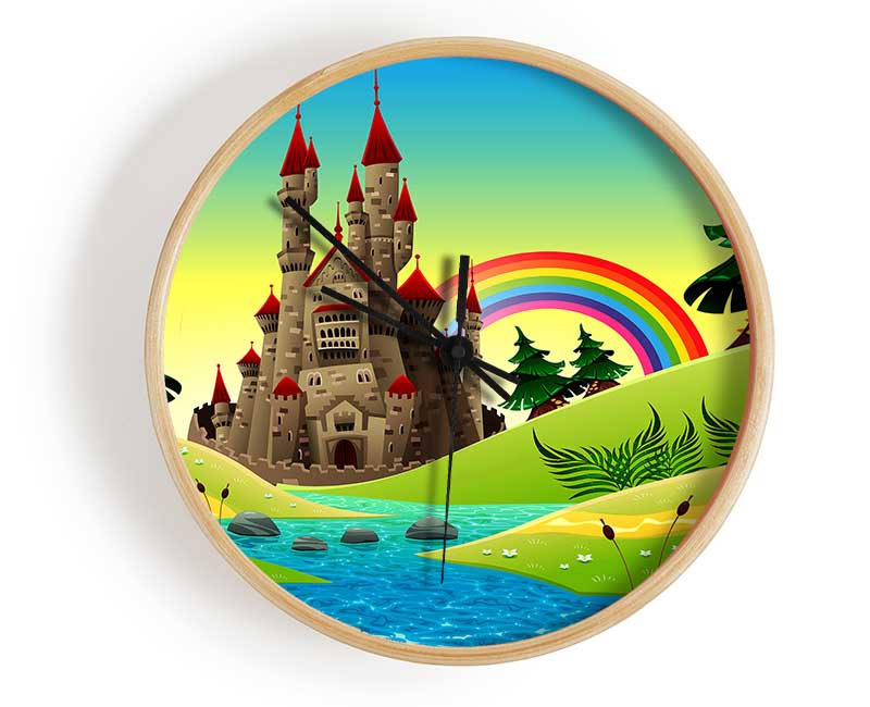 Magical Castle Far Far Away Clock - Wallart-Direct UK