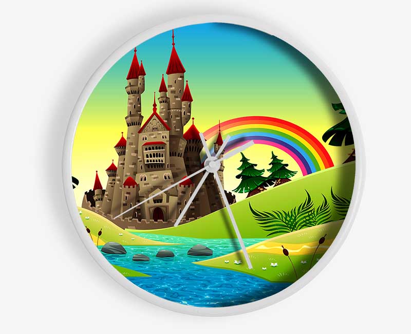 Magical Castle Far Far Away Clock - Wallart-Direct UK