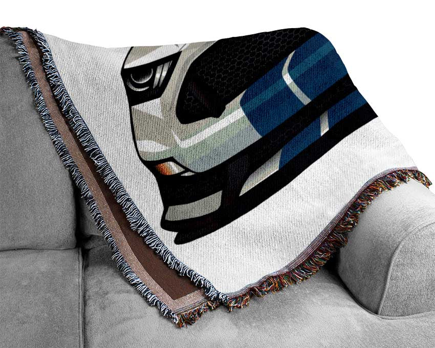 Mustang Car Beast Woven Blanket