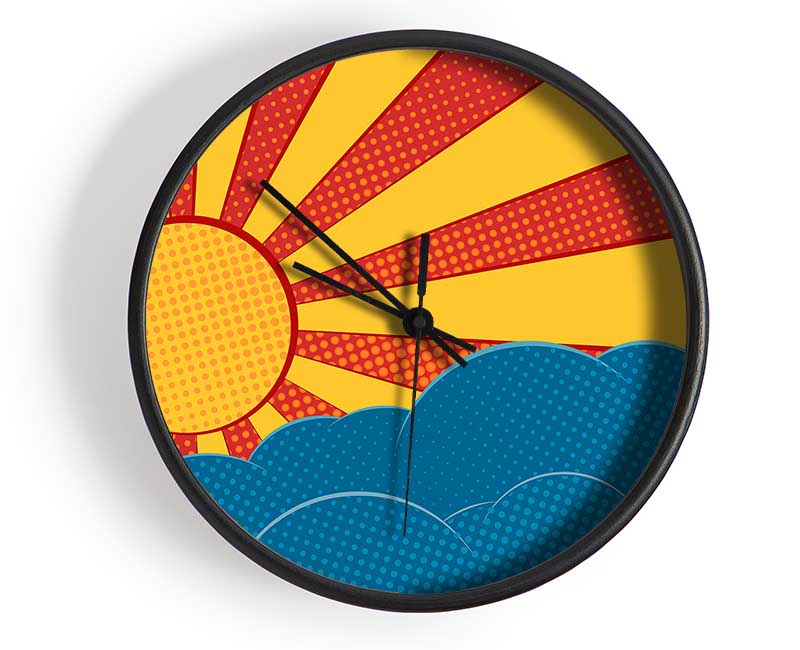 Sunblaze Clock - Wallart-Direct UK