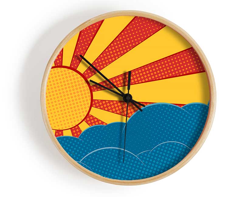 Sunblaze Clock - Wallart-Direct UK