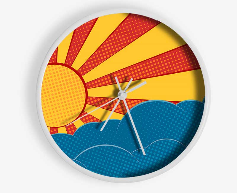 Sunblaze Clock - Wallart-Direct UK