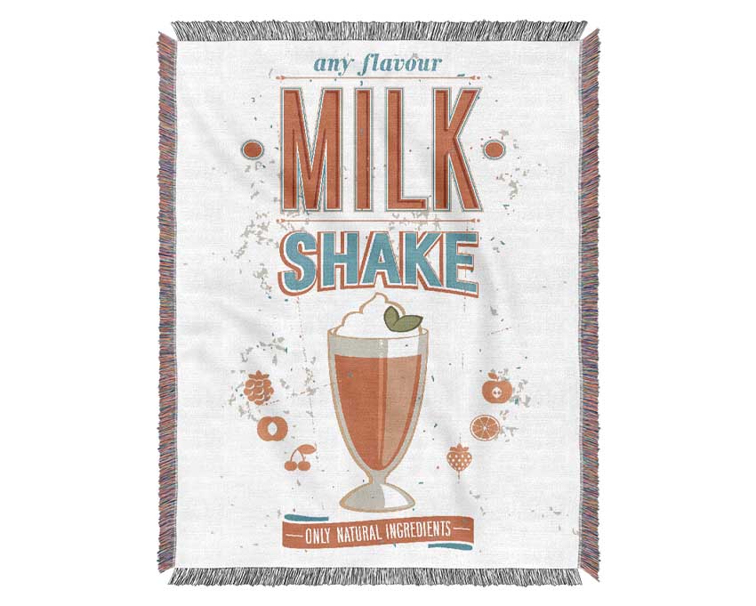 Milk Shake Woven Blanket