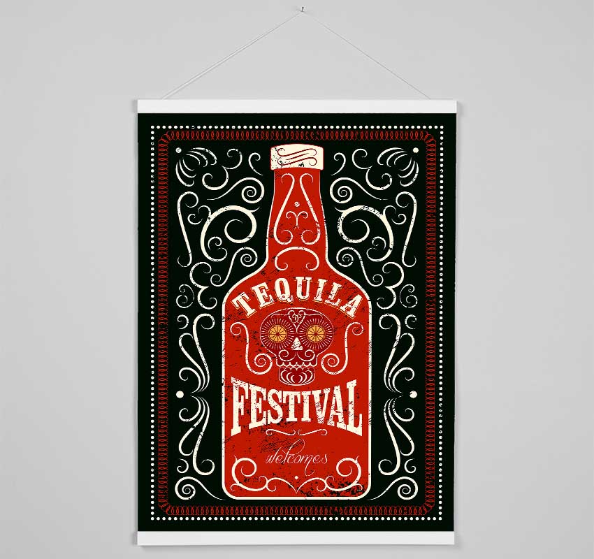 Tequila Festival 1 Hanging Poster - Wallart-Direct UK