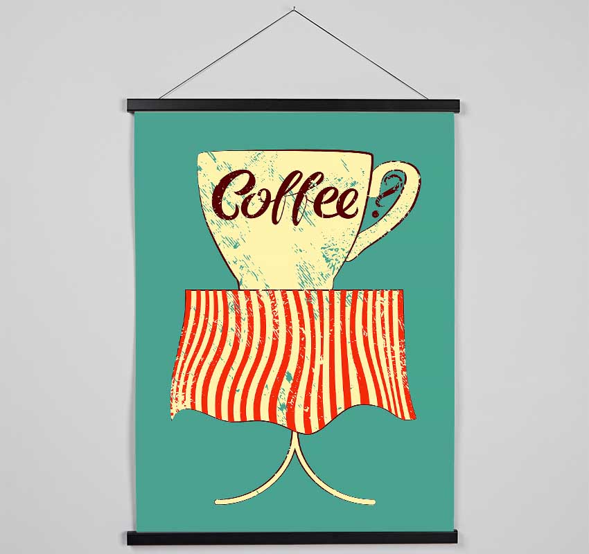 Coffee Table Hanging Poster - Wallart-Direct UK