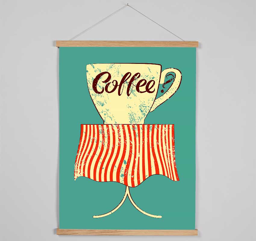 Coffee Table Hanging Poster - Wallart-Direct UK