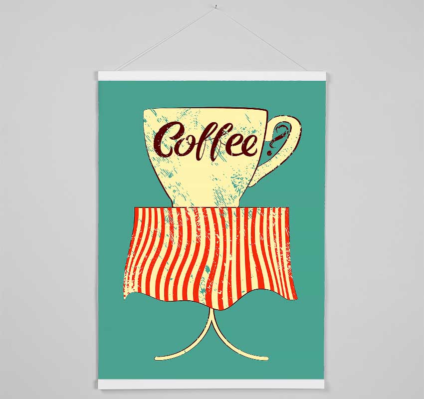 Coffee Table Hanging Poster - Wallart-Direct UK